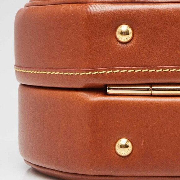 Louis Vuitton Tan Leather Petite Boite Chapeau Catogram Bag - Picture 6 of 12